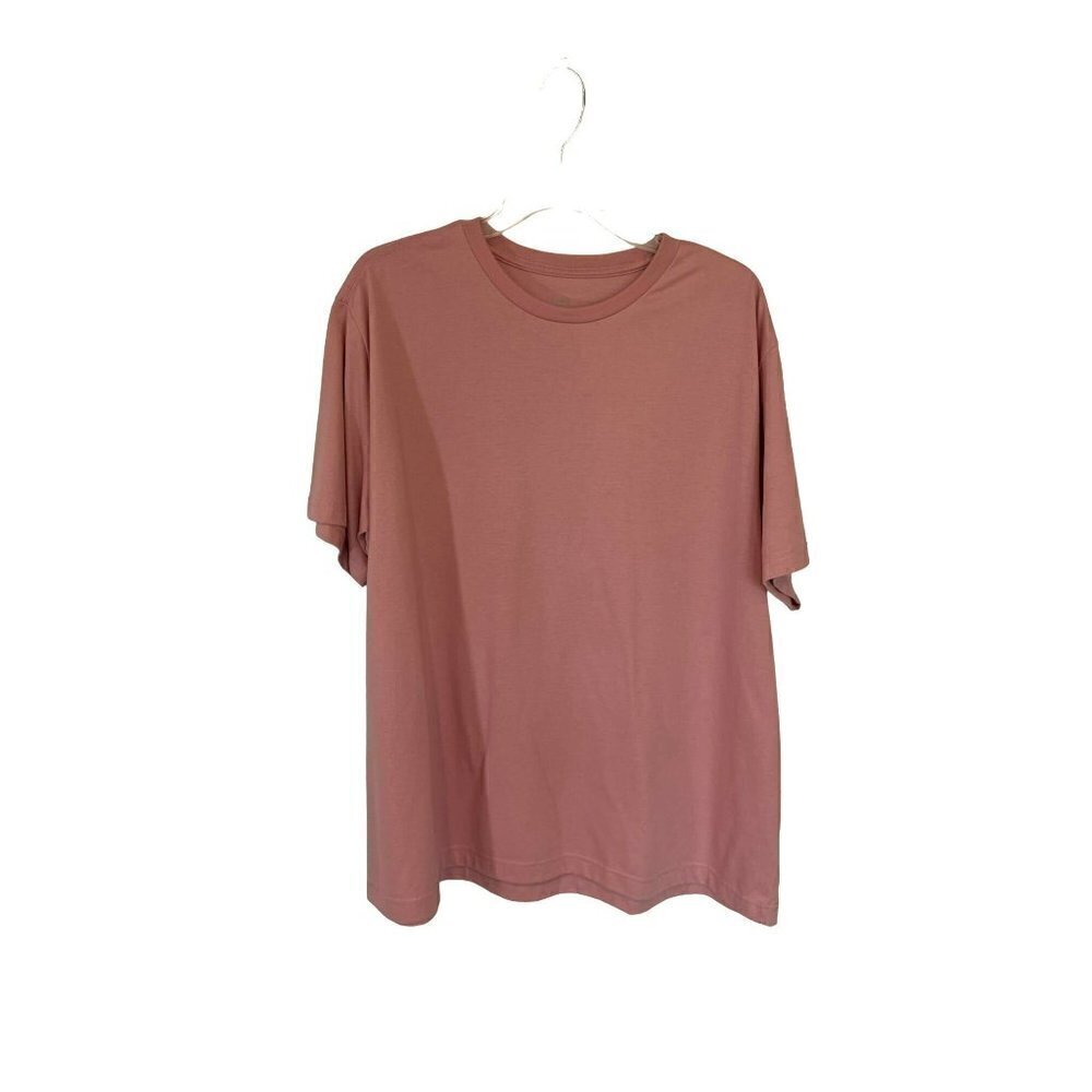 George Set of 2 Men's Short Sleeve Crew Neck Pullover Tees Size 2XL Orange/Pink - Picture 2 of 13